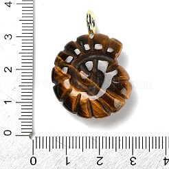 Natural Tiger Eye Pendants&nbsp;G-A287-01G-04