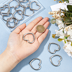 24Pcs Zinc Alloy Spring Gate Clasps&nbsp;FIND-HS0001-40P