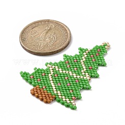 Handmade MIYUKI Japanese Seed Loom Pattern Seed Beads&nbsp;PALLOY-MZ00059-01