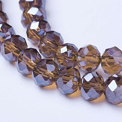 Electroplate Glass Beads Strands&nbsp;EGLA-A034-T6mm-A