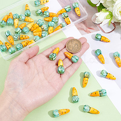 40Pcs Food Theme Handmade Porcelain Beads&nbsp;PORC-PA0001-36