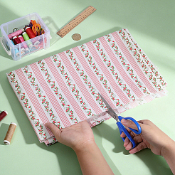1M Flower Pattern Cotton Fabric&nbsp;DIY-PH0036-57