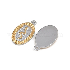 304 Stainless Steel Pendants&nbsp;STAS-P410-34P