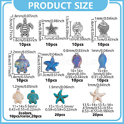 DIY Tortoise Starfish Fidh Beads Findings Kits&nbsp;DIY-NB0013-90