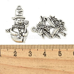 40Pcs Christmas Theme Tibetan Style Alloy Pendants&nbsp;FIND-U010-09