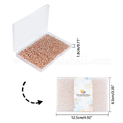 鉄オープン丸カン  ラウンド  真鍮指カン付き  ローズゴールド  21ゲージ  8x0.7mm  内径：6.6mm  650~680個/箱&nbsp;IFIN-PH0024-62B