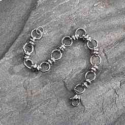Tarnish Resistant 304 Stainless Steel Link Chain Bracelets&nbsp;X-BJEW-Z011-10P