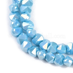 Electroplate Glass Beads Strands&nbsp;EGLA-B009-05A-07