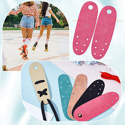 Suede Flat Toe Guard Protectors&nbsp;LS-AJEW-WH0270-860B-05