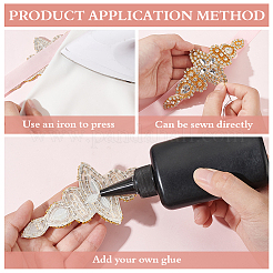 Alloy Rhinestone Ornmament Accessories&nbsp;DIY-WH0021-82G