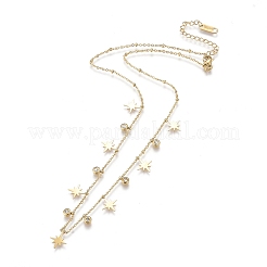 304 Stainless Steel Pendant Necklaces&nbsp;NJEW-K120-04G