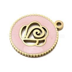 304 Stainless Steel Enamel Pendants&nbsp;STAS-I336-10G