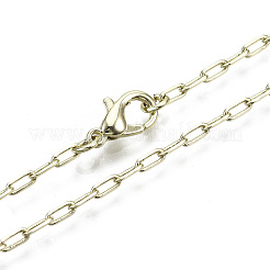 Brass Paperclip Chains&nbsp;MAK-S072-09A-14KC