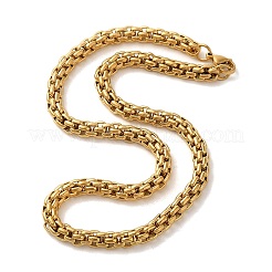 Ion Plating(IP) 304 Stainless Steel Rope Chain Necklaces&nbsp;NJEW-L173-019G