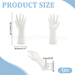 PP Plastic Mannequin Right Hand Watch Display Holder&nbsp;ODIS-WH0070-12B