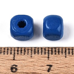 Spray Painted Wooden Beads&nbsp;WOOD-P021-01A-04
