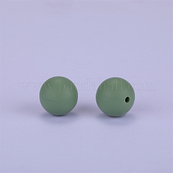 Round Silicone Focal Beads&nbsp;SI-JX0046A-104