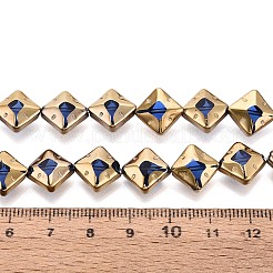 Electroplate Glass Beads Strands&nbsp;EGLA-T021-24C