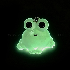 Luminous Transparent Resin Pendants&nbsp;RE-CBAD0A2-01P