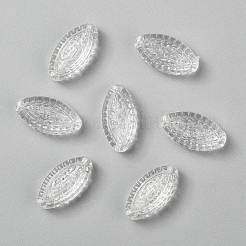 透明なアクリルビーズ  約8 mm幅  長さ15mm  穴：1.5mm  約1300個/500g&nbsp;PL777