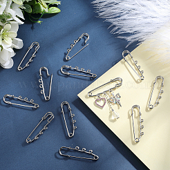 30Pcs Stainless Steel Safety Pins&nbsp;STAS-SC0001-57P