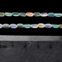 Electroplate Glass Beads Strands&nbsp;EGLA-P064-01A-AB02