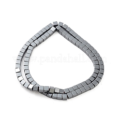 Grade AA Non-magnetic Synthetic Hematite Cube Beads Strands&nbsp;G-F161-11C
