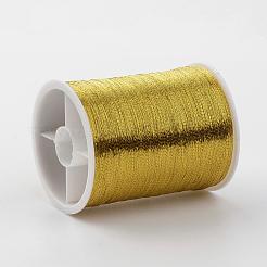 メタリックな刺繍糸  ゴールド  0.1mm  約60.14ヤード（55m）/ロール  20のロール/箱&nbsp;MCOR-R007-02-B