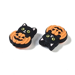 Halloween Theme Silicone Focal Beads&nbsp;SIL-M005-04B