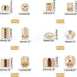 170Pcs 6 Style Brass Beads&nbsp;KK-FH0002-15