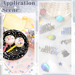 2 Bags Plastic Confetti&nbsp;DIY-SC0031-54B