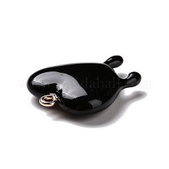 Opaque Resin Pendants&nbsp;RESI-D059-01P