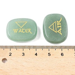 4Pcs 4 Styles Natural Green Aventurine Display Decorations&nbsp;G-F786-02D-05