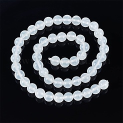 1 Strand Natural Selenite Beads Strands&nbsp;G-CA0001-78C