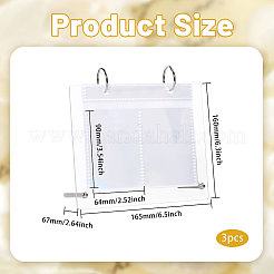 3 Inch 10 Pockets Acrylic Calendar Photos Album&nbsp;AJEW-WH0596-158
