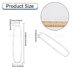 20Pcs Alloy Open Back Bezel Big Pendants&nbsp;FIND-CA0008-87S