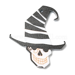 Opaque Acrylic Skull Pendants&nbsp;MACR-M027-03A-03