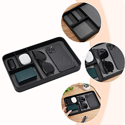 4 Grids Leather Jewelry Display Trays for Earrings Rings Bracelets&nbsp;AJEW-WH0816-545A