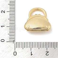 真鍮チャーム  チェリー柄ハンドバッグ  ゴールドカラー  17x17x6mm  穴：4.5x8mm&nbsp;KK-I380-17G
