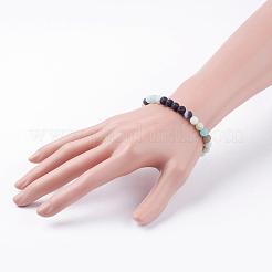 Forsted Natural Amazonite Stretch Bracelets&nbsp;BJEW-JB03361-03