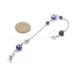 Evil Eye Lampwork Pointed Dowsing Pendulums&nbsp;PALLOY-JF02088