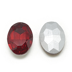 Pointed Back Glass Rhinestone Cabochons&nbsp;RGLA-T080-18x25mm-07