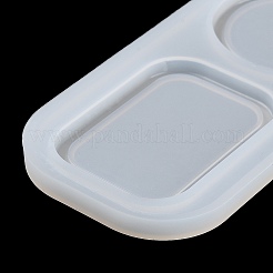 Square/Round/Rectangle Mini Serving Tray Pendant DIY Silicone Molds&nbsp;SIMO-R002-02A