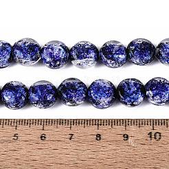 Handmade Foil Glass Beads Strands&nbsp;FOIL-Q002-03A
