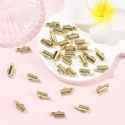 SHEGRACE Brass Slide On End Clasp Tubes&nbsp;XGRQ1R438-356G
