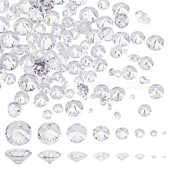 160Pcs 8 Style Cubic Zirconia Cabochons&nbsp;ZIRC-PH0001-25