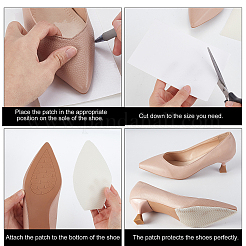 Self Adhesive Shoe Sole Grips&nbsp;DIY-WH0888-500B