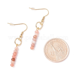 Dyed Natural Malaysia Jade Beads Dangle Earrings&nbsp;EJEW-JE04709-05