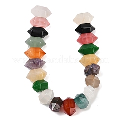 Natural Mixed Stone Double Terminated Point Beads Strands&nbsp;G-T142-97