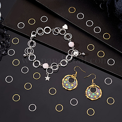 200Pcs 2 Colors Brass Linking Rings&nbsp;KK-PH0013-11